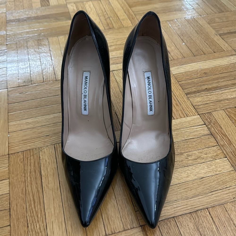 Manolo Blahnik Black Stillettos